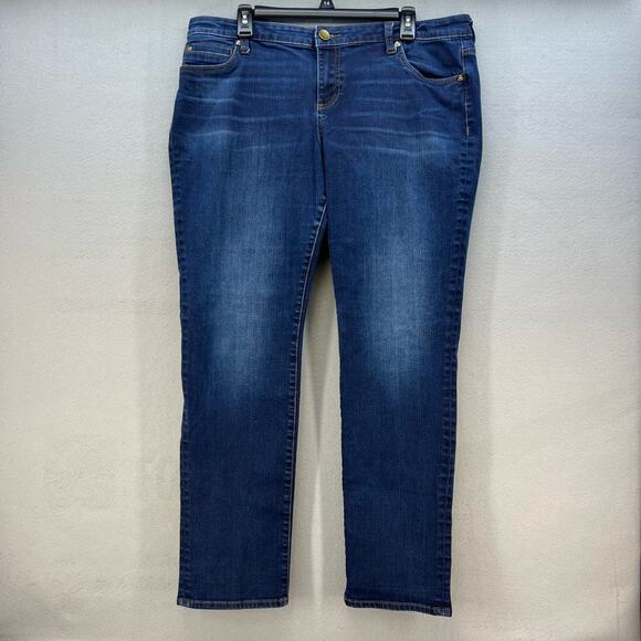 Kut from the Kloth Denim - Kut From The Kloth Jeans Women's 16 Blue Catherine Boyfriend Preppy Normcore
